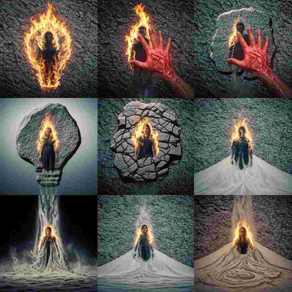 Conceive these images in air